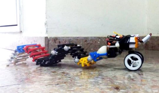 Wave-Propelled Robot Swims, Crawls, Climbs