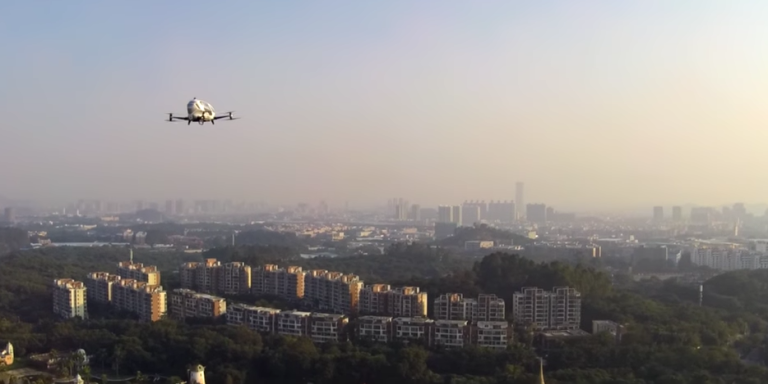 Ehang’s Autonomous Passenger Drone Takes Flight