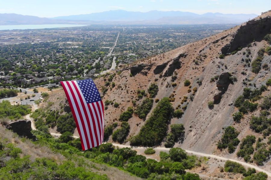 The most majestic and patriotric drone crash