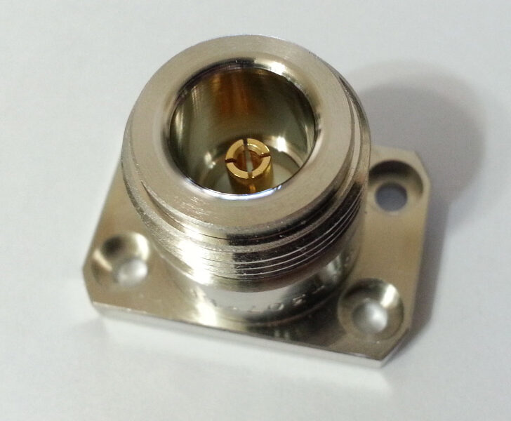 NEW Listing! FREE Shipping! N Panel Receptacle 50 Ohm High Frequency 1.0″x0.70″ San-Tron 0406-307-HF NEW 1pc