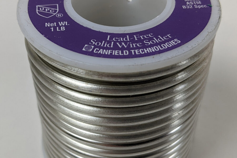 Back in Stock! FREE Shipping! 1lb SilverSafe Lead Free Solid Solder Canfield .118″ Diameter CF-SILVERSAFE NEW