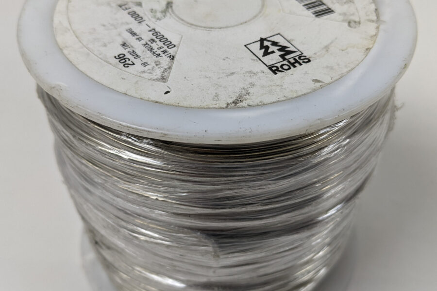 NEW Listing! FREE Shipping! 18AWG Alpha Hook-Up Bus Bar Solid Wire 296-SV001 Tinned Copper 1.02mm 1000′ NEW