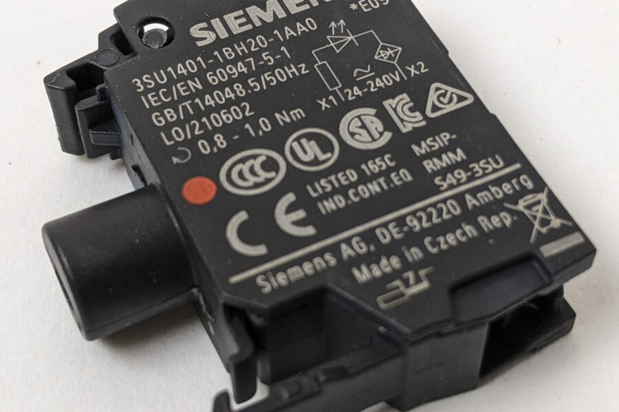 NEW Listing! FREE Shipping! 5pcs Siemens 22mm RED LED Module 3SU1401-1BH20-1AA0 24-240V AC/DC Screw Terminal