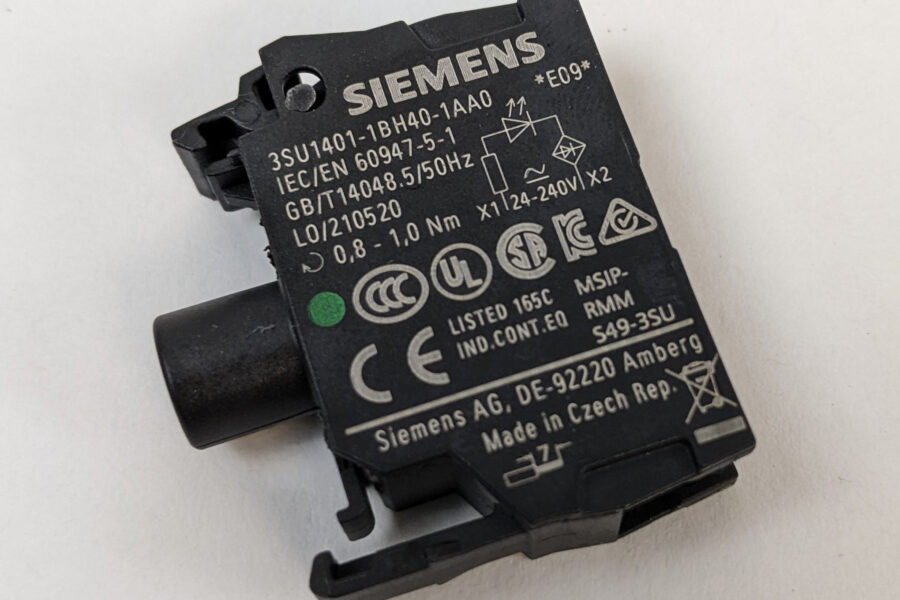 NEW Listing! FREE Shipping! Siemens 22mm RED LED Module 3SU1401-1BH20-1AA0 24-240V AC/DC Screw Terminal