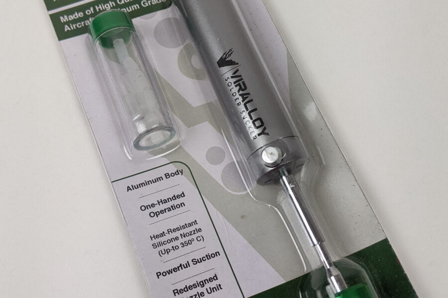 Back in Stock! FREE Shipping! Solder Sucker Desoldering Pump No Clog Vacuum Aluminum Tool VIRALLOY SS-786 NEW