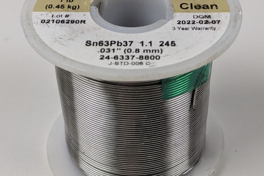 NEW Listing! FREE Shipping! 1lb Kester Solder No Clean 245 Core .050″ 63/37 Eutectic 1.1%/245 24-6337-8814