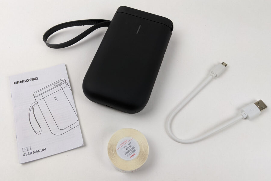 Back in Stock! FREE Shipping! NIIMBOT D11 Label Maker Portable Thermal Print w/Tape Wireless and Rechargeable