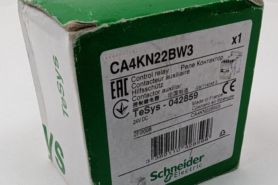 NEW Listing! FREE Shipping! Schneider Control Relay Contactor CA4KN22BW3 24Vdc Coil DIN Rail 600VAC 10A