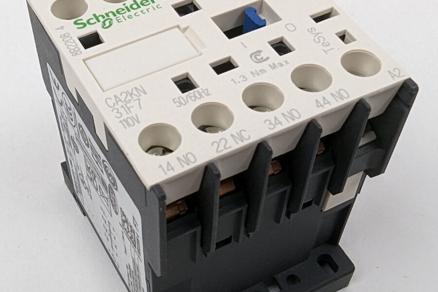 NEW Listing! FREE Shipping! Schneider Control Relay Contactor CA2KN31F7 110Vac Coil DIN Rail 600VAC 10A NEW