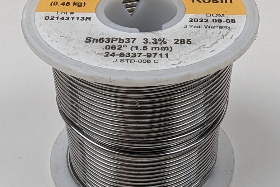 NEW Listing! FREE Shipping! 1lb Kester Solder .062″ 1.5mm 63/37 RMA 3.3% 66/285 Core Eutectic 24-6337-9711