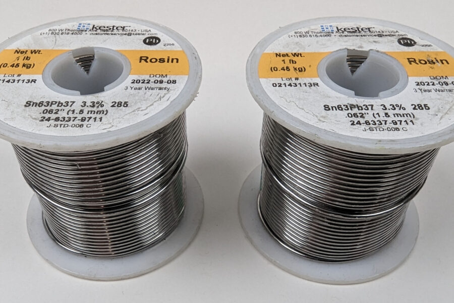 NEW Listing! FREE Expedited Shipping! 2lbs Kester Solder .062″ 1.5mm 63/37 RMA 3.3% 66/285 Core Eutectic 24-6337-9711