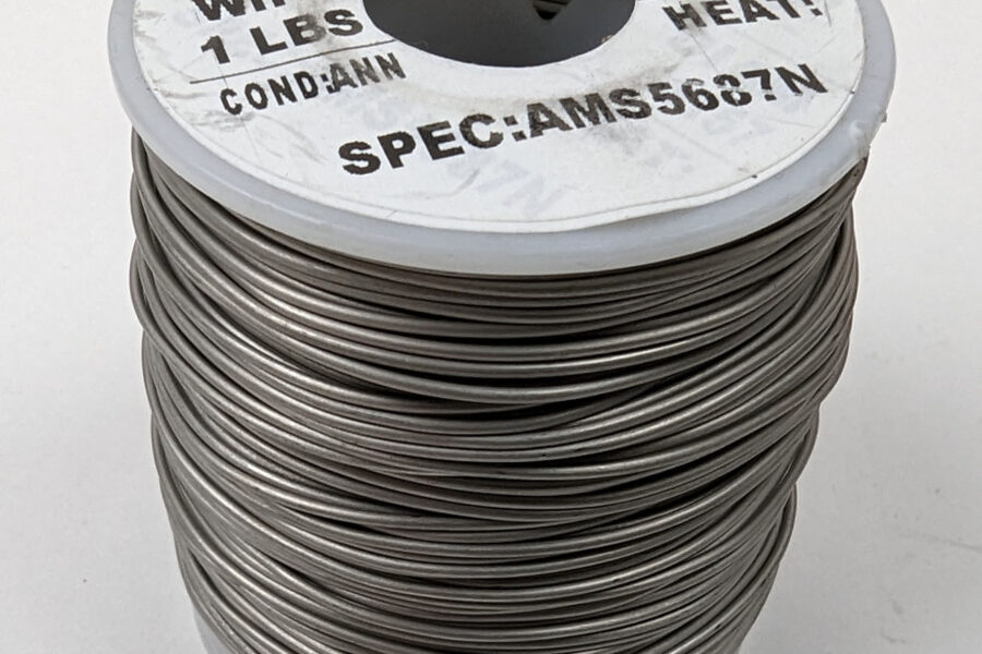 NEW Listing! FREE Shipping! 18AWG 600 Nickel Chromium Resistance Wire .040″ SPEC: AMS5687N Annealed 1lb NEW
