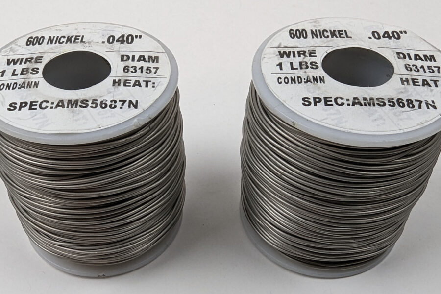NEW Listing! FREE Shipping! 2lbs 18AWG 600 Nickel Chromium Resistance Wire .040″ SPEC: AMS5687N Annealed NEW