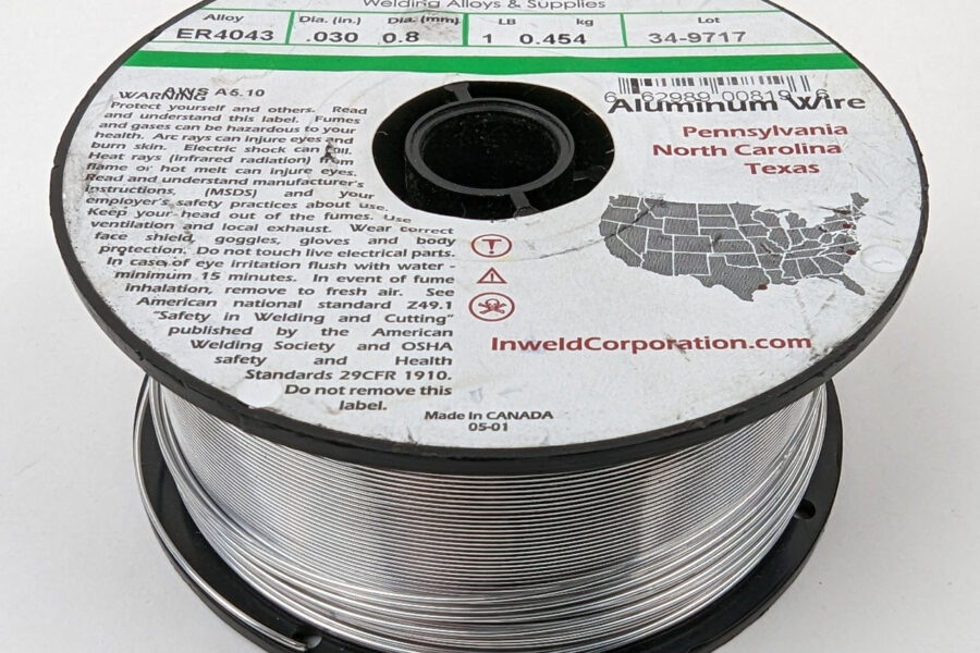 NEW Listing! FREE Shipping! Inweld MIG Welding Wire  Aluminum ER4043 Alloy .030″ 0.8mm 4043 1lb NEW