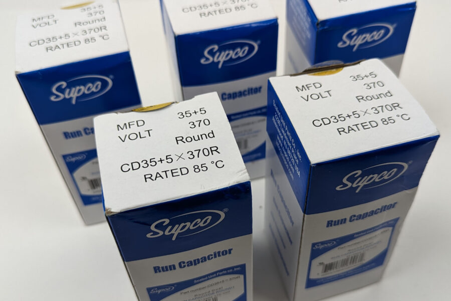 NEW Listing! FREE Shipping! 5pcs SUPCO CD35+5X370R HVAC Motor Round Dual Run Capacitor 30 + 5 MFD 370 Volts