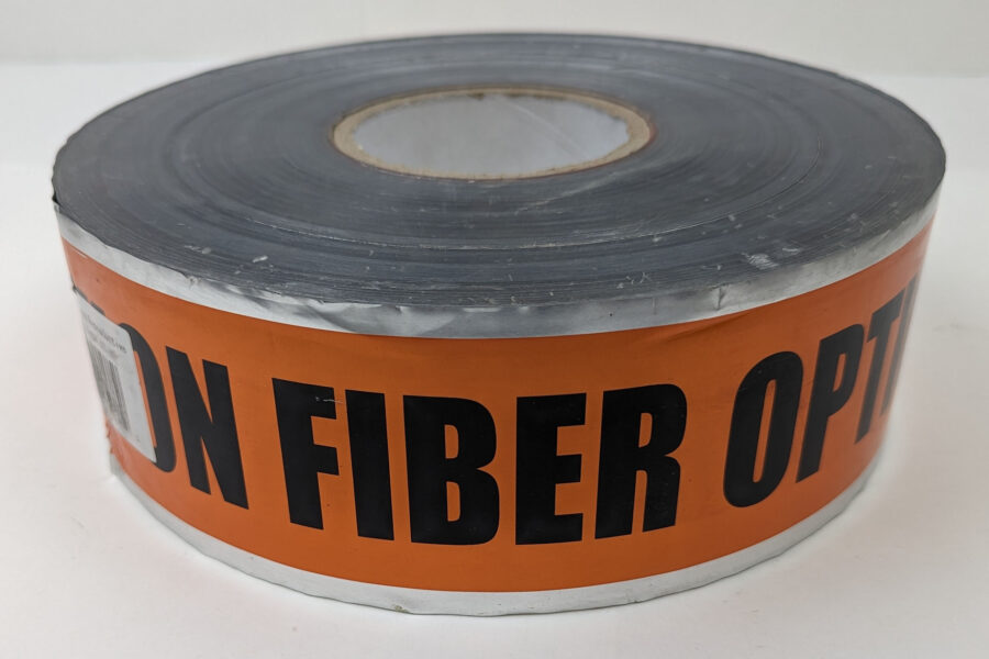 NEW Listing! FREE Shipping! Detectable Tape Caution Fiber Optic Buried Below 5mil Christy’s 3″ x 1000ft NEW