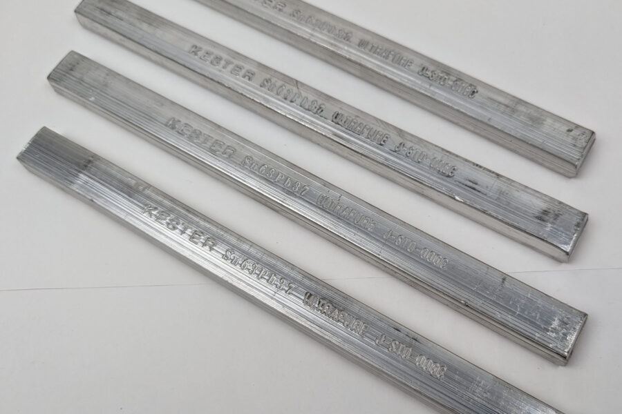 Back in Stock! FREE Expedited Shipping! 6.64lb Kester Ultrapure 63/37 Bar Solder 63%Sn 37%Pb 04-6337-0050 4-1.66lb Bars