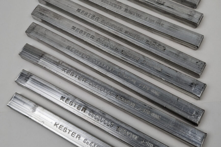 NEW Listing! FREE Shipping! 16.6lb Kester Ultrapure 63/37 Bar Solder 63%Sn 37%Pb 04-6337-0050 10-1.66lb Bars