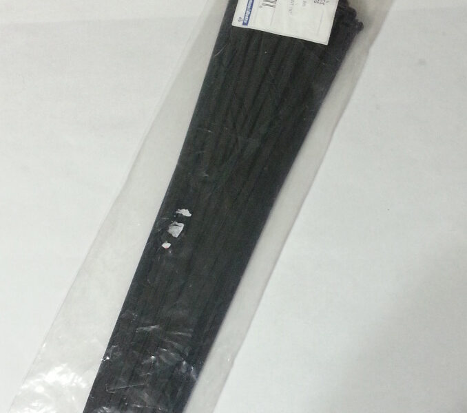 NEW Listing! FREE Shipping! 50 Panduit Cable Ties 24.4″ Stainless Steel BarbTy Black 120lb DOME-TOP BT7LH-L0