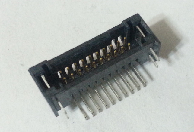 NEW Listing! FREE Shipping! Header Connector Shrouded R/A Samtec .050″ 20-Pin TFM-110-01-S-D-RE1-WT 28pcs