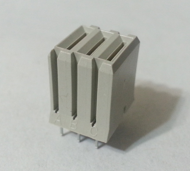 NEW Listing! FREE Shipping! Z-PACK Connector Power 3-Pin Gold Plated AMP TE Connectivity 5-5223955-2 60pcs