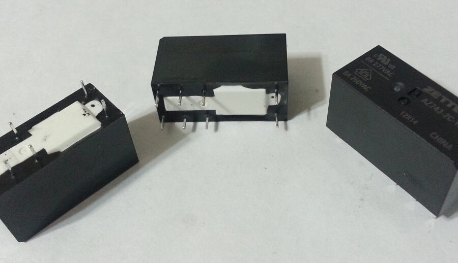 NEW Listing! FREE Shipping! 25pcs TE Connectivity PCB Relay 5Vdc DPDT 3A@220Vdc/250VAC V23105A5001A201 NEW