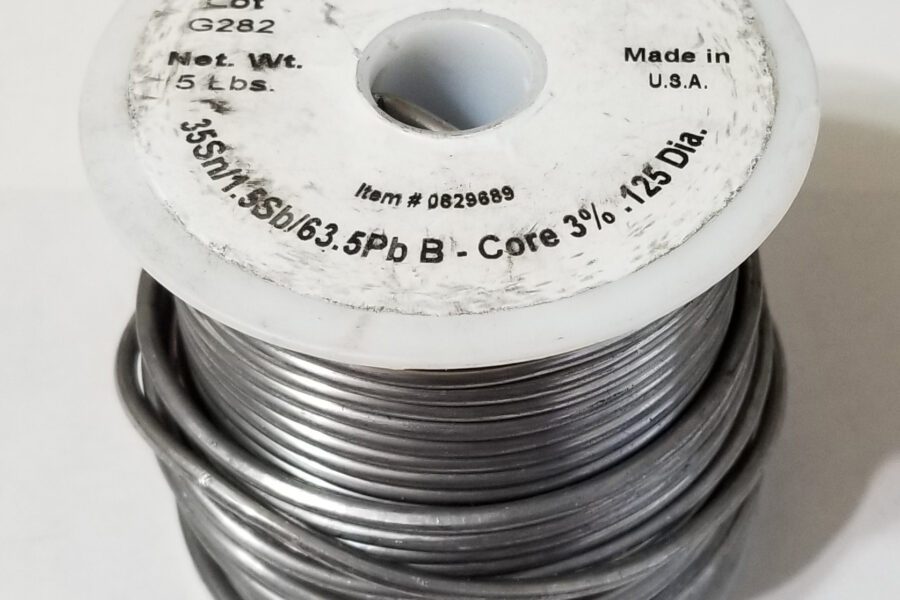 NEW Listing! FREE Shipping! 5lbs Solder 35%Tin 1.5%Antimony 63.5%Pb .125″ BOW Electronic Solders 0829689