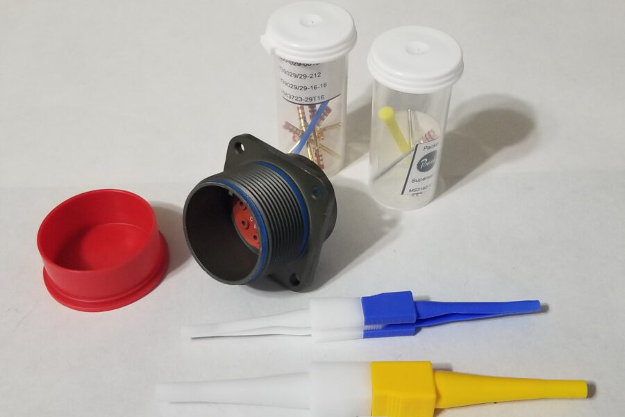 NEW Listing! FREE Shipping! Circular Connector MIL Spec 9Crimp Pin Box Mount Powell Matrix MS3452W20-16P NEW