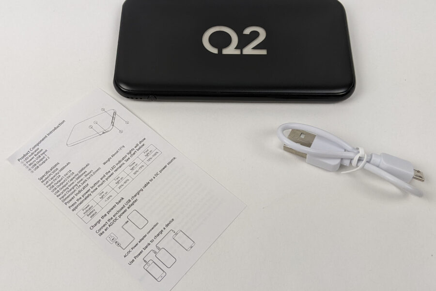 EW Listing! FREE Shipping! Power Bank Executive 5000mAh 2-Port Portable Battery Small Size Tomax PC5056 NEW