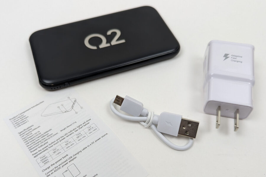 NEW Listing! FREE Shipping! Power Bank Executive 5000mAh 2-Port Portable Battery with Charger Tomax PC5056