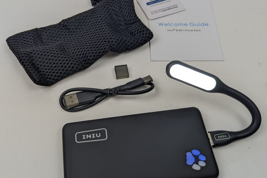 NEW Listing! FREE Shipping! INIU Power Bank 10000mAh 2-Port Portable Battery w/Charger & Flashlight BI-B41