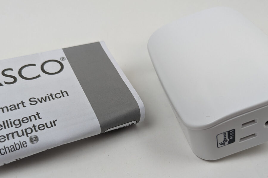 NEW Listing! FREE Shipping! Jasco Z-Wave Plus Dual Plug-In Smart Switch Smart Plug White 28172 ZW4104 NEW