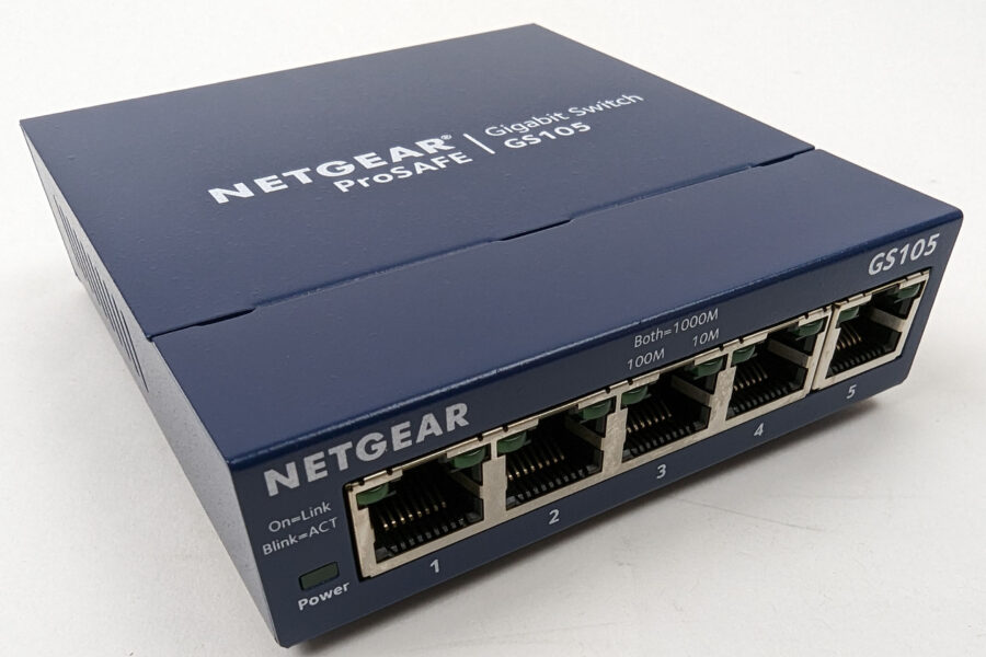 NEW Listing! FREE Shipping! NETGEAR 5-Port Gigabit Ethernet Unmanaged Switch GS105NA Desktop or Wall Mount