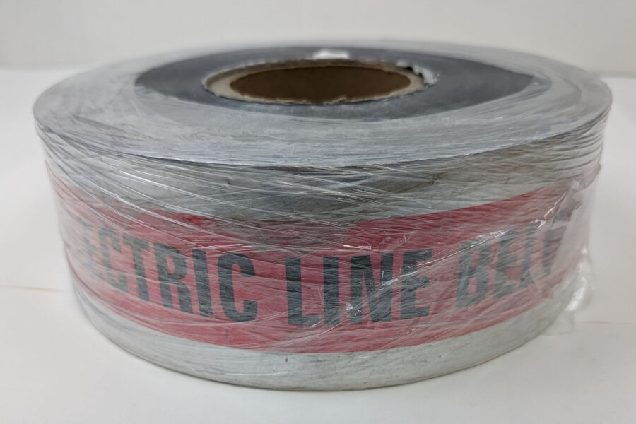 NEW Listing! FREE Shipping! Dottie Detectable Tape Caution Buried Electric Line Below DU01 3″ x 1000ft NEW