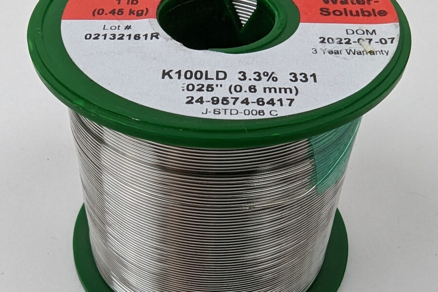 NEW Listing! FREE Shipping! Kester Lead Free K100LD Alloy Wire Solder .025″ .6mm  331 Flux 24-9574-6417 NEW
