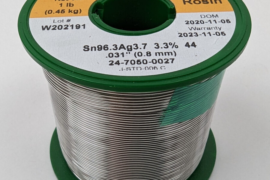 NEW Listing! FREE Shipping! Kester Lead-Free Solder .031″ 96.3%Sn 3.7%Ag 44 3.3% Rosin Flux 24-7050-0027 NEW