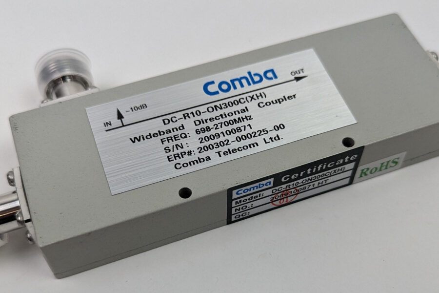 NEW Listing! FREE Shipping! Comba Wideband Directional Coupler DC-R10-ON300C(XH) 698-2700MHz NEW