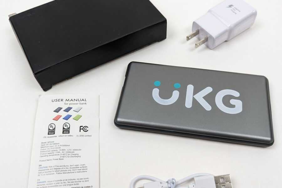 NEW Listing! FREE Shipping! Executive Power Bank 4000mAh 2-Port Portable Battery with Charger SP0335 NEW