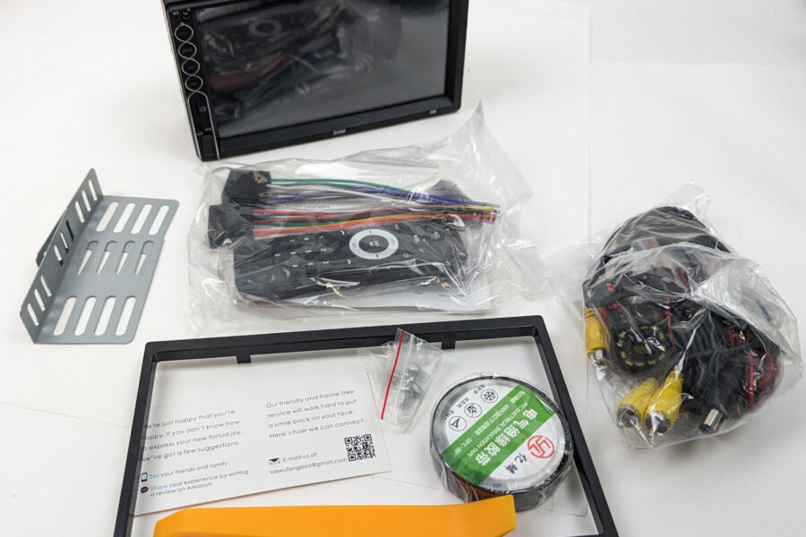 NEW Listing! FREE Shipping! 7″ Double DIN Car Stereo Touch Screen Bluetooth Radio MP5 Player w/Camera&Remote