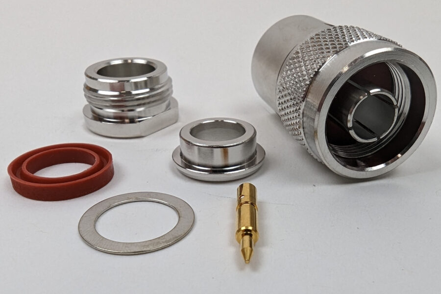 NEW Listing! FREE Shipping! Amphenol  RF Coaxial Connector N Straight Plug for RG-8 RG-213 RG-393 172113 NEW