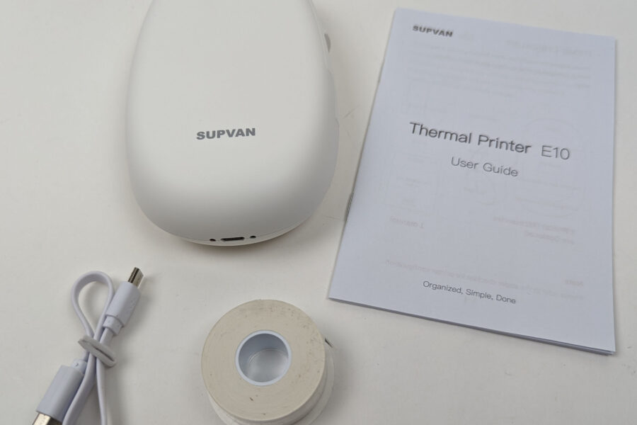 NEW Listing! FREE Shipping! SUPVAN E10 Label Maker Portable Thermal Print w/Tape Wireless and Rechargeable