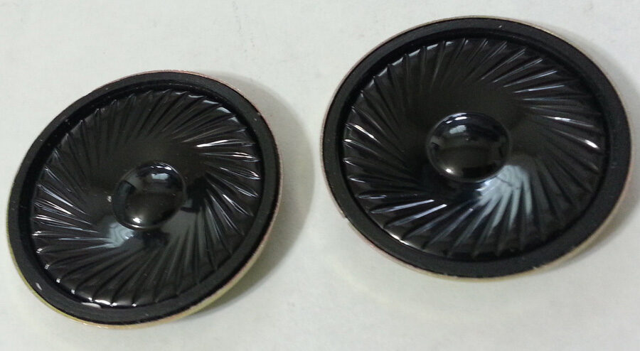 Back in Stock! FREE Shipping! 2Pcs Round Speaker 8 Ohm 0.2 Watt 1.97″ x 0.3″(50mm x 7.6mm) Mylar Cone  NEW