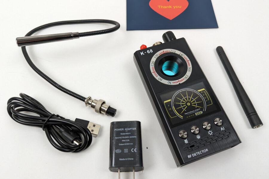 NEW Listing! FREE Shipping!  Korklian K68 Anti Spy Detector Personal Privacy Detector Signal Detect NEW