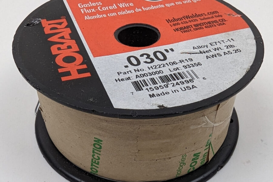 NEW Listing! FREE Shipping! Hobart Flux-Cored Carbon Steel Welding Wire .030″ E71T-11 H222106-R19 2lbs NEW