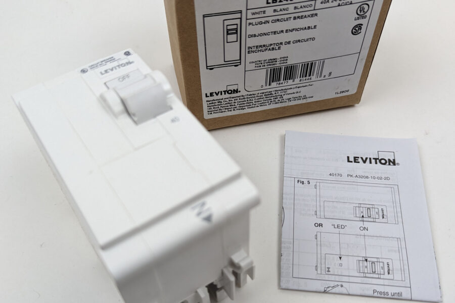 NEW Listing! FREE Shipping! Leviton Circuit Breaker LB240 40A 2Pole Standard Branch wHydraulic Trip 120/240V