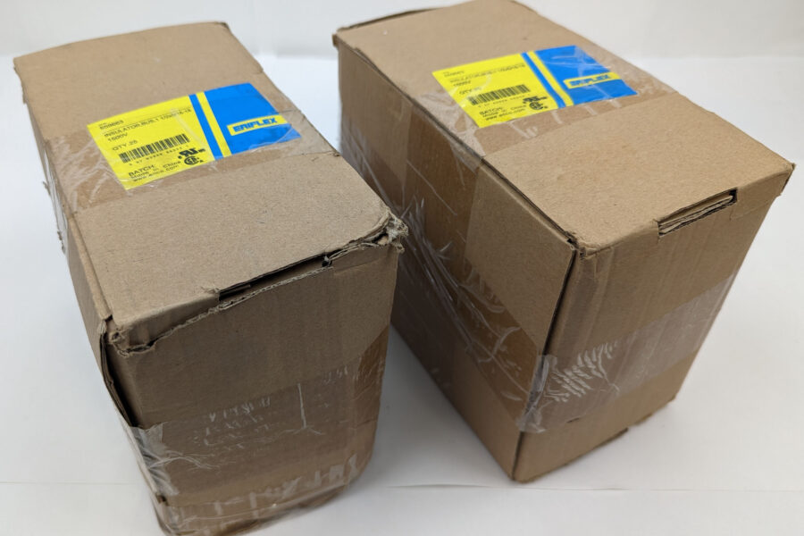 NEW Listing! FREE Shipping! 50pcs ERIFLEX Low Voltage Insulator 559663 1.5″x2″ Hex Widthx2.31″ 5/16″ UNC NEW