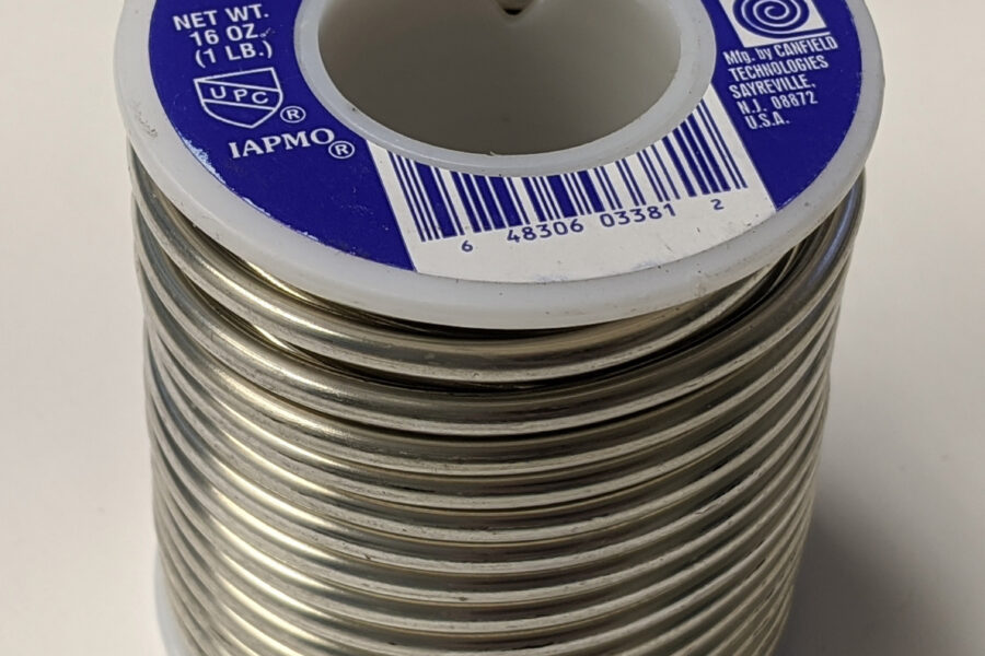 NEW Listing! FREE Shipping! 1lb FloSafe Lead Free 97/3 Solid Solder Canfield .118″ Diameter 85311 NEW