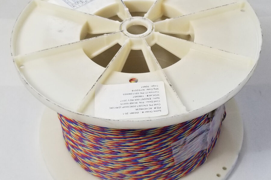 NEW Listing! FREE Shipping! 3 Conductor Carlisle PTFE 24AWG High Temperature 260C Wire EN2267-009C002P 3437′