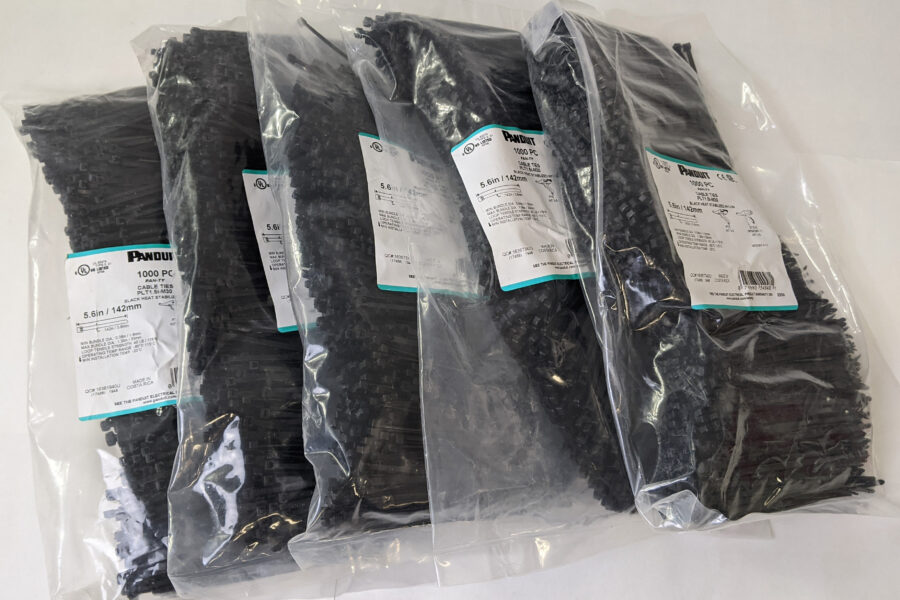 NEW Listing! FREE Shipping! Panduit Cable Ties 15.1inch Stainless Steel Barb 50lb DOME-TOP BT4S-C0 500pc NEW