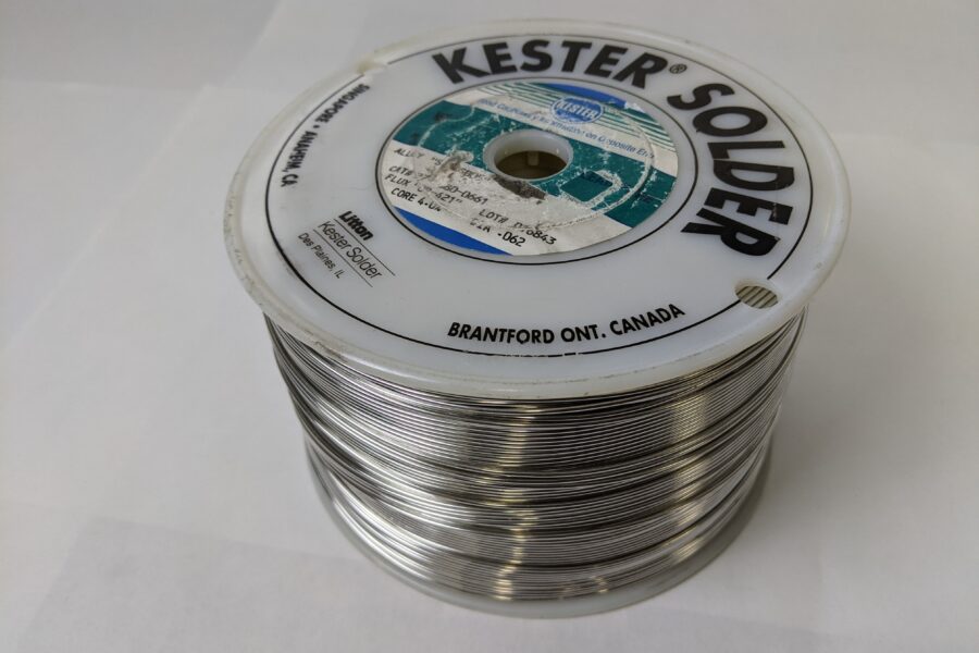 NEW Listing! FREE Shipping! 18lb Kester 95Sn 5Sb (95/5) .062″ Wire Solder OR421 Water Soluble Flux No Lead